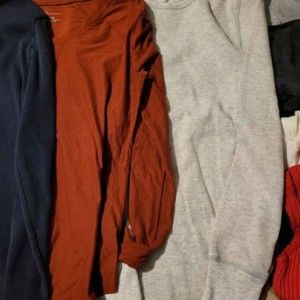 Womens Medium 7-9 Long & Short Sleeved Shirts